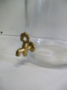 litri 5 con rubinetto ottone