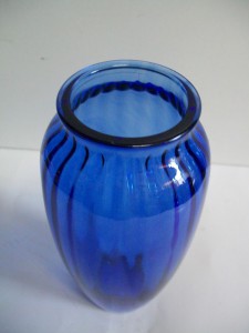 Vaso blu piccolo