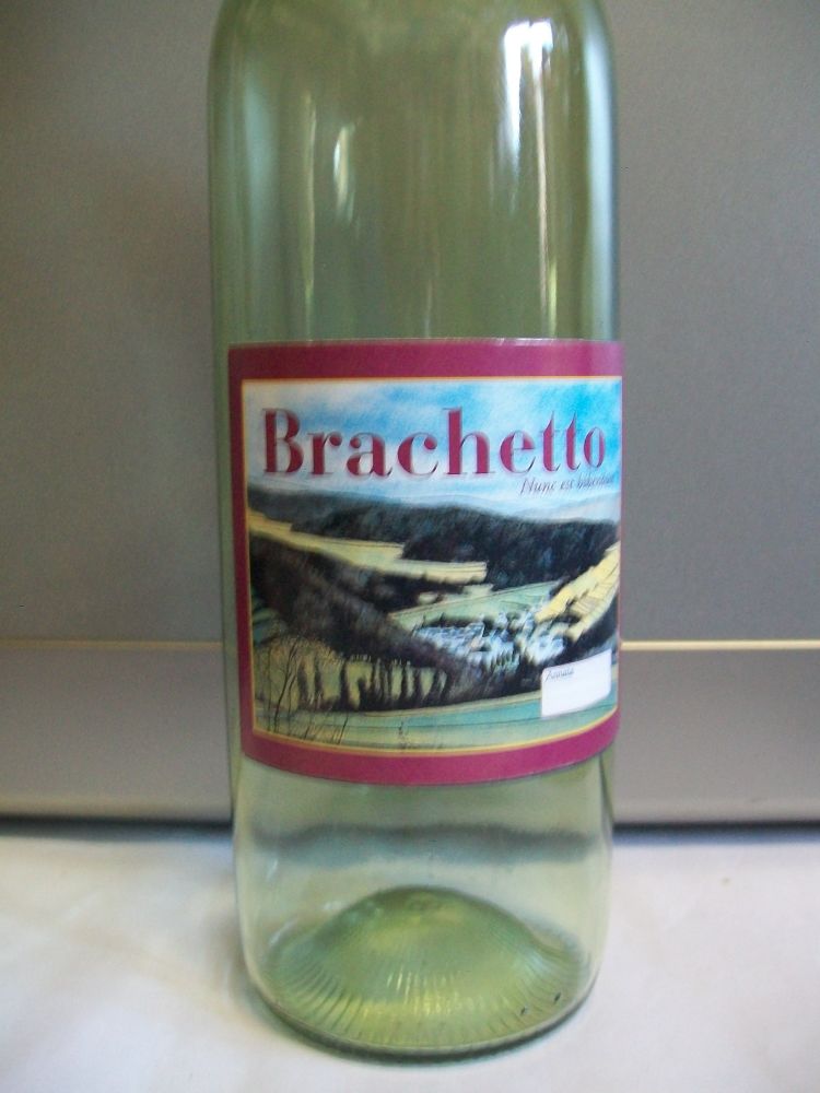Etichette vino brachetto.