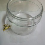 Vaso vetro lt 2.5 con rubinetto. - immagine 2