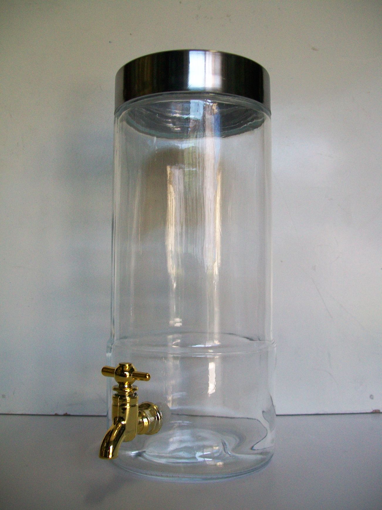 Contenitore vetro 1500 ml rubinetto.
