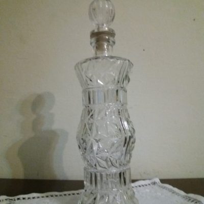 bottiglia vetro frastagliata